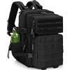 OUUTMEE Zaino tattico militare (25L/35L/45L), zaino MOLLE per uomini e donne, esercito Assult Camouflage caccia Daypack 3 giorni Bug Out Bag Borsa per computer portatile per escursioni, viaggi