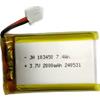 JHXNY Batteria Li-ion Jhxny 103450 (2000mAh, 3.7V) - con connettore ZHR-2