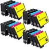 LeciRoba 604XL Cartucci di inchiostro per Epson 604 XL 604xl per stampante Epson Expression Home XP-2200 XP-2205 XP-3200 XP-3205 XP-4200 XP-4205 WF-2910DWF WF-2930DWF WF-2935DWF WF-2950DWF