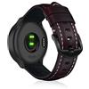 KeeFos 20mm Cinturino Compatibile con Garmin Forerunner 570 42mm/165/245/645/Approach S50/S44/S42/Vivoactive 6/Vivoactive 5/Venu Sq 2/Venu 2 Plus, Cinturini in Pelle per Donna Uomo - Rosso vino