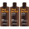 Piz Buin Allergy Sun Sensitive Skin Lotion Spf 50+ Molto Alta 3x200 ml Soluzione