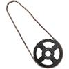 Jadeshay Pignone per catene posteriori, catena 25H 144 maglie pignone Albero a 2 tempi Catena di guida per moto per mini moto elettrica Pocket Bike ATV Quad