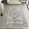 CARPETIA Tappeto Orientale di Charme - Disegno floreale Ornato - in crema, 160 x 230 cm