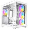 Antec Case Torre Midi ARGB-W Bianco con Ventole da 120 mm