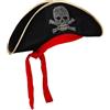 W WIDMANN MILANO Party Fashion Widmann 2594K - Cappello da Pirata in Velluto con Teschio Borchiato e Bandana