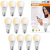 OSRAM 10 Lampadine LED Osram Smart+Osram Smart+ Lampadina LED Zigbee, Goccia, E27, Luce Bianca Regolabile, (2700K - 6500K), dimmerabile, 8,5 W = 60 Watt [Classe di efficienza energetica G]