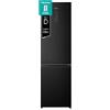Hisense RB440N4AFD Frigorifero Combinato Total No Frost, Black, Classe D, 336L, 36db, Porta reversibile, Motore Inverter