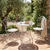 MIlani Home PALMELA - set due sedie pieghevoli e tavolo rotondo con decori
