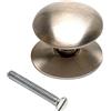 Merriway Bulk Hardware BH05197 pomello vittoriano in nichel satinato 32 mm