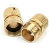 Hydrogarden Filettatura Maschio 3/4" Filettatura Femmina Ottone Connettori rapidi Accessori per irrigazione da Giardino Raccordi per Tubi autolavaggio
