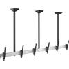 Equip 650374 Supporto TV a parete 127 cm (50") Nero, Argento
