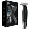 Braun XT5100 Tagliacapelli e rasoi Nero, Argento