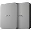 LaCie Mobile Drive (2022) disco rigido esterno 1 TB 2.5" USB tipo-C 3.2 Gen 1 (3.1 Gen 1) Argento