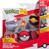Jazwares Pokémon - Set di cinture Clip´n Go - Pokéball Glumanda e Luxury Ball
