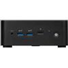 MSI Cubi NUC 13MQG-066BEU, PC da 0,84 l, Mini PC barebone, SoC Intel®, connettività di rete Ethernet, Wi-Fi 6E (802.11ax), 120 W