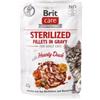 Brit Care Filetti in Salsa Cibo Umido per Gatti - Anatra - 24 x 85 gr - STERILIZED