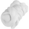 HEEPDD Lana Cardata Feltro 55g Bianco, Kit Lana Infeltrimento ad Ago Filatura a Mano 22 Micron 100% Lana Merino, Materiali Artigianali per Decorazioni Natalizie Bambole Fatte a Mano Gioielli in Feltro