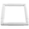 Tnfeeon Telaio per Punto Croce, Telaio per Punto Croce in Plastica Telaio per Ricamo Quadrato Telaio per Manico a Mano Clip per Ricamo Telaio a Scatto(20.3 * 20.3cm)