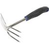 Zappetta doppia manuale LUX-TOOLS in acciaio inossidabile Comfort