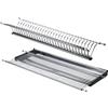 Scolapiatti in acciaio inox per pensili da 60 cm