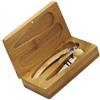 Set Sommelier 2 Pezzi Brandani in Cofanetto di Legno Bamboo