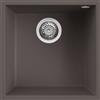 Elleci Lavello Elleci Incasso 1 vasca 44x44 Quadra 102 Sottotop Keratek Cocoa LKQ10287BSO