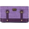 Della Q Train Case, Plum, Taglia unica