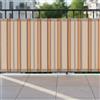 SANGIORGIO srl Telo Antisguardo Per Balcone Con Occhielli Rotolo 75x500 Cm Sangiorgio Rigato Beige