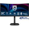 Philips 34B2U3600C/00 Monitor WQHD curvo per uso professionale con porta USB-C