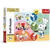 Trefl - Peanuts, Snoopy e amici - Puzzle da 200 pezzi - Puzzle colorato con personaggi dei cartoni animati, per bambini dai 7 anni in su