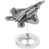 Modello di Caccia F-22 con Supporto Militare per Scrivania, Collezionisti