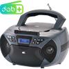 Majestic AH2430DAB Stereo Portatile con Lettore CD, Nero
