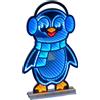 Giocoplast Pinguino Artic Multicolor Infinity Light, L. 36 x H. 60 cm IP44