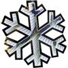 Giocoplast Fiocco di neve Infinity Light h. 40cm. 195 LED Bianco IP20