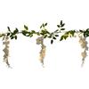 Giocoplast Ghirlanda glicine bianco 1,8m. 70 LED Bianco Caldo IP44