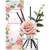 Cocodor Diffusore a bastoncini con rosa artificiale - Rose Perfume | Cocodor Exclusive Fragrance