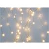 New Lamps Tenda Luminosa 3,3 x h. 1 m, 220 nanoLED Bianco Caldo, 8 Giochi di Luce, Telecomando