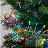 Giocoplast Catena di Rame da 3 m con 600 LED Multicolor, 8 Giochi di Luce, Non Prolungabile