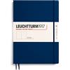 LEUCHTTURM1917 342928 Taccuini Master Slim A4+, Copertina rigida, 123 pagine numerate, Blue Mare, Bianco
