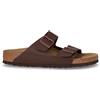 BIRKENSTOCK Arizona Ciabatta In Pelle Marrone Scuro - Uomo - Marrone Scuro