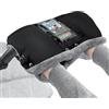 phixilin Guanti Passeggino, Scaldamani Passeggino Manicotto con Interno in Pile Proteggi-mani, guanti per passeggino con tasca trasparente per cellulare, inverno Adatto per passeggini - Nero