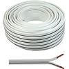 SeKi Cavo per altoparlante, bianco, 2 x 4,00 mm², 50 m, anello