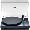 Pro-Ject Debut III Giradischi manuale (braccio e di testina Ortofon OM 5E, trazione a cinghia, velocità 33/45 giri). Colore: Nero