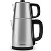 KARACA HOMEND ROYALTEA 1728 EU, macchina da tè in acciaio inox, nero