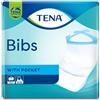 ESSITY ITALY SpA Tena Bavagli Monouso M/L - Confezione da 150 Pezzi, Bavaglia Monouso con Tasca Contenitiva
