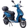 Bicicletta Elettrica Scooter Z-TECH ZT-09-TA NEW 250W 12 Ah 48V Batteria Piombo-Blu Matt