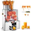 VEVOR Spremiagrumi Automatico Succo Arance 120W Spremitura max 20 Arance, Spremiagrumi Elettrico Acciaio Inox 480x510x890 mm Estrattore di Limoni Agrumi Melograni Doppio Secchio, Raccolta di Bucce