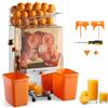 VEVOR Macchina Spremiagrumi Semiautomatico Uso Commerciale 120 W per Agrumi, Spremiagrumi Elettrico 650x420x780 mm Estrattore di Limoni Agrumi Melograni Diametro tra 55-80 mm, Secchio Raccolta Bucce