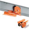 VEVOR Carrello per Trave a I, Carico 0,5 T, Larghezza Regolabile 68-110 mm, Carrello a Spinta per Paranco Elettrico a Doppia Ruota Scorrevole, Adatto per PA200-PA500, per Travi a I Dritte e Curve