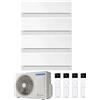 Samsung Condizionatore Samsung Windfree Premiere Essential White Quadri Split 7000+7000+9000+18000 BTU Inverter R32 AJ080 A++ WiFi